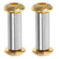 thumbnail image 4 of Miangastore 2pcs Brass Knife Handle Rivets - Diy Repair Fasteners For Wooden Kitchen Knives Sturdy Fixing Bolts For Chef Knife Handles Rivet Tool Accessory, 4 of 8
