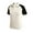 White/Black, variant on Monterey Club Women's Rose Emboss Contrast Golf Polo Shirt #2446