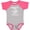 Baseball Heather and Hot Pink, variant on Military Uncle Red Friday Boys or Girls Baby Bodysuit