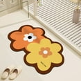 thumbnail image 3 of Cute Bath Mat -24"x 16" Super Absorbent Quick Dry Thin Bathroom Rugs Fit Under Door, Non Slip Rubber Backed Mat Washable Bathroom Floor Mats for Shower Room,Sink, 3 of 6