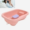thumbnail image 1 of Bedside Shampoo Basin Hair Washing Basin For Elderly With Hose Brush Multifunctional Plastic Sink, 1 of 8
