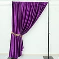 thumbnail image 5 of BalsaCircle 8 feet x 8 feet Purple Velvet Backdrop Curtain Party Photobooth Decorations, 5 of 7