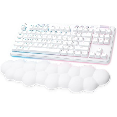 Logitech G G715 LIGHTSPEED Wireless Mechanical Gaming Keyboard, White Mist