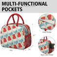 thumbnail image 6 of Lunch Bag Lunch Box for Women Reusable Insulated Lunch Bags,Water-Resistant Bomb Pop Popsicle Cooler Lunch Tote Bag, Large Capacity for Work Travel Picnic, 6 of 6