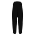 thumbnail image 5 of AherBiu Pajama Pants for Women Elastic High Waisted Joggers Pants Cinch Bottom Sweatpants Trousers, 5 of 6