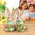 thumbnail image 7 of Easter Decoration Set Spring Home Decor, Bunny Decor for Home, Indoor, Tiered Tray, Spring Rabbit Stuffed Centerpiece Table, Easter Basket Stuffers Essentials for Women, Gnome Surprise, 7 of 7