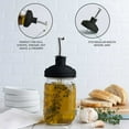 thumbnail image 3 of reCAP® Mason Jars Pour Spout Lid, Made in the USA, BPA-Free, Regular Mouth, Black, 3 of 3
