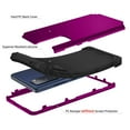 thumbnail image 2 of Dteck Case for Samsung Galaxy S20 FE (6.5-inch),Shockproof Rubber 3-Layer Protection Hybrid Hard Back Armor Galaxy S20 Fan Edition 5G Case Cover without Screen Protector,Purple, 2 of 6