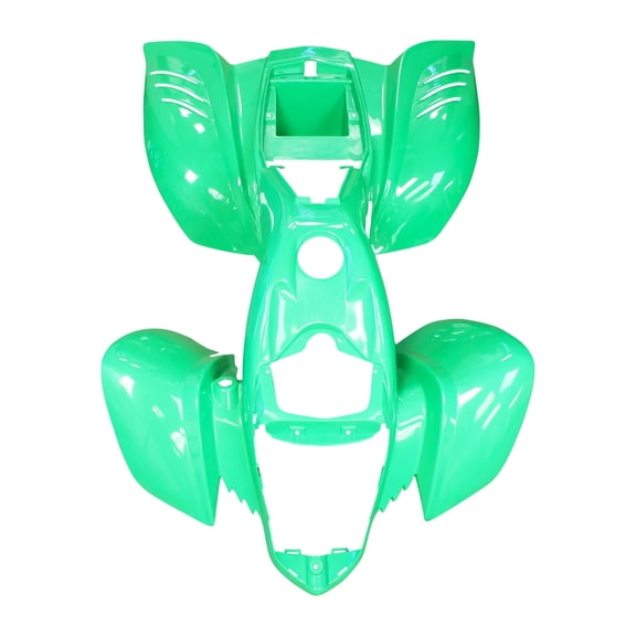 Front & Rear Plastic Body Fairing Kit for Kazuma Falcon 110cc 150cc 250cc ATV Compatible with RedCat Falcon Quad Models (Green)