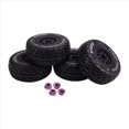 thumbnail image 1 of 4 Piezas de 110 mm 1/10 Neumáticos para Camión de Recorrido Corto con Rueda Hexagonal de 12 mm para Slash Arrma Senton HuanQi 727 Vkar 10sc Rc Car, 1 of 9