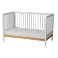 thumbnail image 4 of Little Seeds Clover 4-in-1 Convertible Baby Crib, True White/Natural, 4 of 19