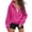 Hot Pink #23, variant on Half Zip Cropped Hoodies for Women Y2k Cute Jackets Spring Fashion 2026 Sweatshirts