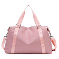thumbnail image 1 of Bolsa de viaje para mujeres y hombres, bolsa de deporte grande impermeable de fin de semana, bolsa de lona plegable con compartimento húmedo para gimnasio, fitness, viajes, camping, yoga, 1 of 3