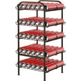 thumbnail image 4 of Smusei Stackable 5-Tier Storage Organizer Rack, Bronze, 4 of 7