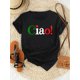 thumbnail image 2 of playera corta sin mangas para mujerWomen's Plus Size Casual Sporty T-Shirt, Comfort Fit Short Sleeve Tee, Fashion Breathable Casual TopFather's Day, Mother's Day, New Year, Spring Festival, Valentin, 2 of 7