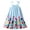 style-12 Blue, variant on Gubotare Cute Dresses for Kids Girls Bohemian Dresses Floral Sleeveless Rainbow Beach Sundress with Necklace Size 10-12 Years (White,10-12 Years)