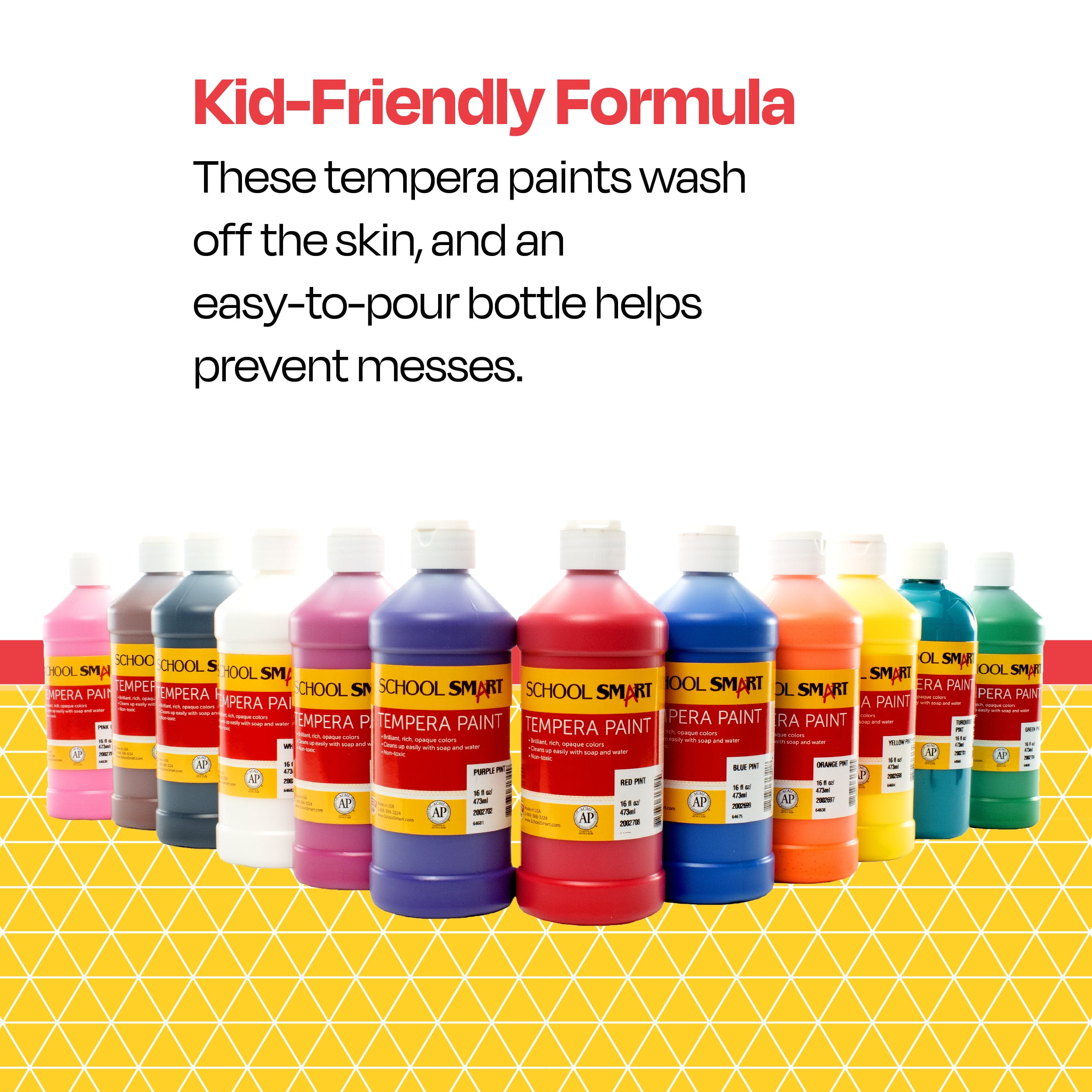 Up to 75% OFF! School Smart Non-Toxic Poster Marker Tempera Paint