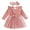 Pink, variant on IBTOM CASTLE Vintage Princess Toddler Baby Girl Long Sleeve Velvet Ruffle Tutu Lace Dress Xmas Wedding Birthday Party Fall Winter Clothes 12-18 Months Wine Red