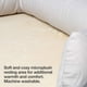thumbnail image 4 of Large Dog Bed w/ Solid 4" Memory Foam, Waterproof liner, YKK premium zippers. [Sandstone, 36x28x9 - sized for Medium & Large Dogs]., 4 of 7