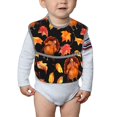 thumbnail image 6 of Zufioo Thanksgiving Turkey 1 Print Toddler Adjustable Waterproof Bib, 11.6x15 Inch Feeding Bib Suitable for 6-24 Month Babies, 6 of 8
