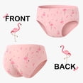 thumbnail image 3 of Girls' 100% Cotton Soft Underwear Toddler Kids Breathable Panties 6 Pack for 2-8 Years, 3 of 7