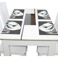 thumbnail image 4 of Ryvnso Placemats Set of 4 Human Skeleton Skull Dining Mats Heat-Resistant Non-Slip Washable Table Mat, 4 of 8