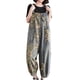 thumbnail image 2 of Ichuanyi Liquidación de jobogán para mujeres Pantalones de mermelada de bolsillo Botón de bolsillo suelto Pantalones de mono de mezclilla Pantalones ICHUANYI WER2023082206160, 2 of 8