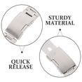 thumbnail image 6 of HOMEMAXS 24mm Stainless Steel Bracelet Watch Band Strap Curved End Solid Links (Silver), 6 of 7