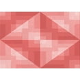 thumbnail image 1 of Ahgly Company Machine Washable Indoor Rectangle Transitional Light Salmon Pink Area Rugs, 8' x 10', 1 of 7