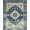 Blue Cream Navy, Pattern 14, variant on ODIKA Vintage Medallion Distressed Faded Center Diamond Accent Ornamental Pet Friendly & Kids Safe Play for Playroom, Bedroom, Reading Nook