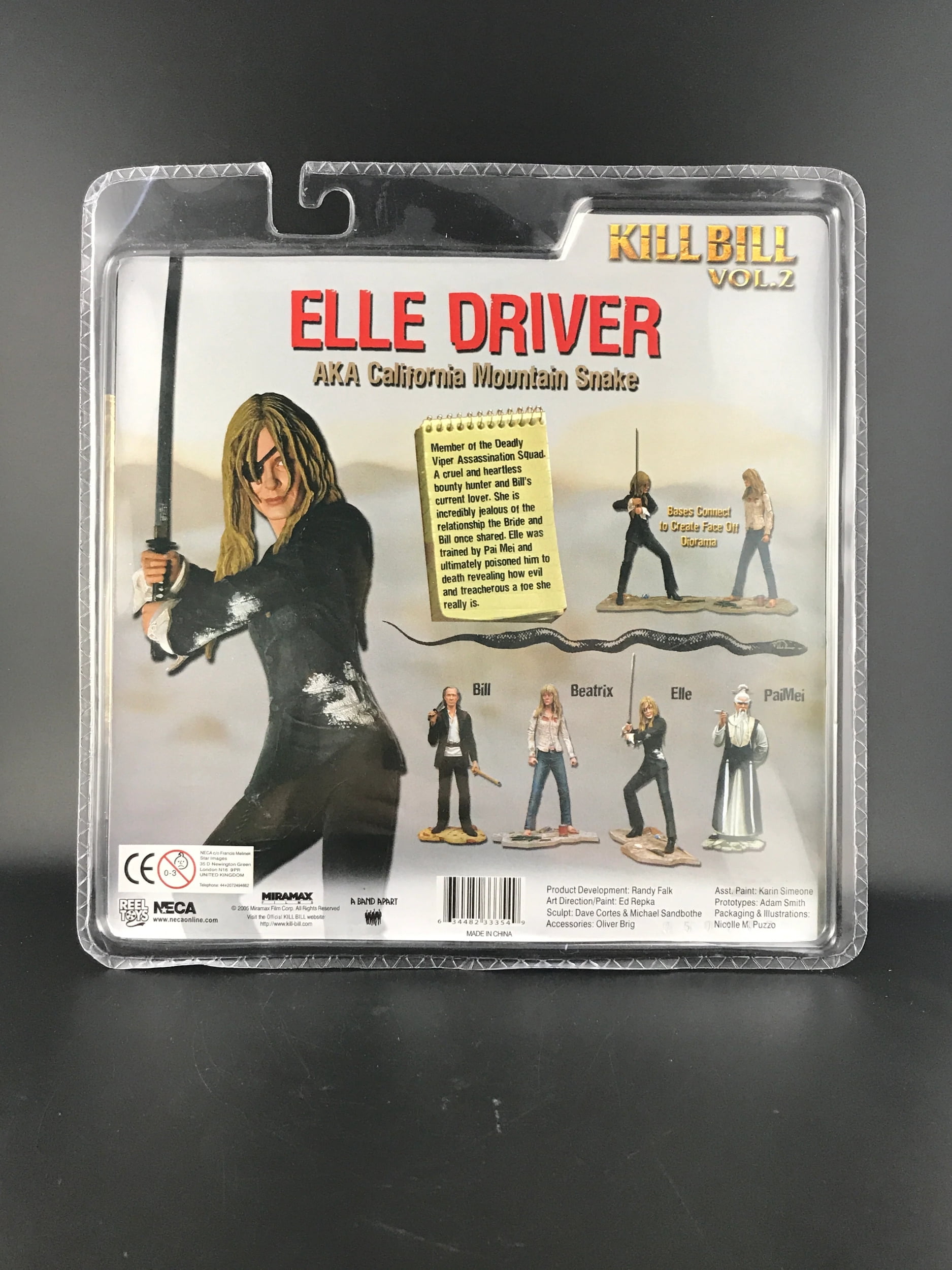 NECA Kill Bill 7 Inch Action Figure Series 2 Elle Driver