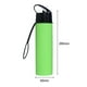thumbnail image 2 of Botella Suave Reutilizable de Silicona Ndcxsfigh 600ml Deportes Ministerio del Interior Verde, 2 of 9