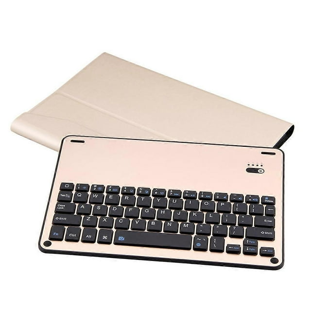 Compatible FT-1039B Bluetooth 3.0 Aluminum Alloy Keyboard + Leather Case High quality Gift