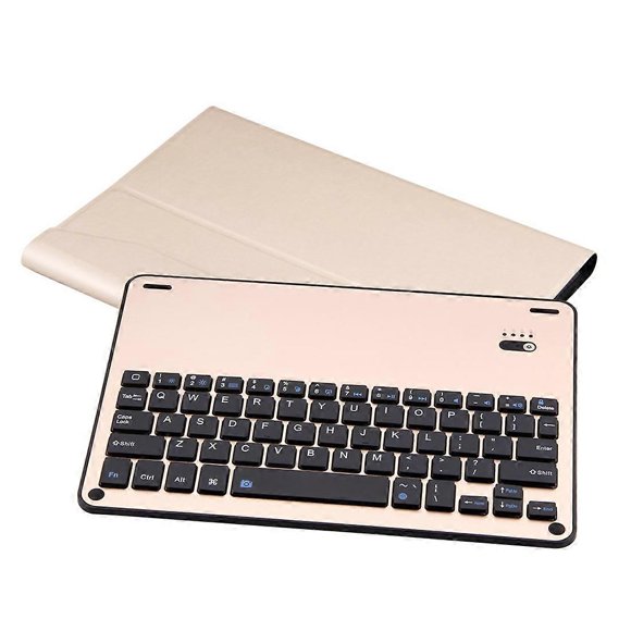 Compatible FT-1039B Bluetooth 3.0 Aluminum Alloy Keyboard + Leather Case High quality Gift