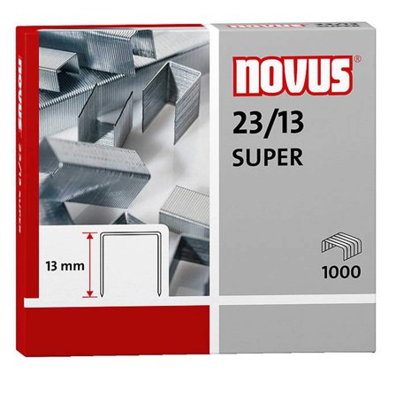Novus 23/13 Super Staples (Box of 1000)