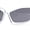 Clear - Black, variant on Unique Trendy 90s Sport Plastic Side Visor Wrap Around Sunglasses Orange - Black