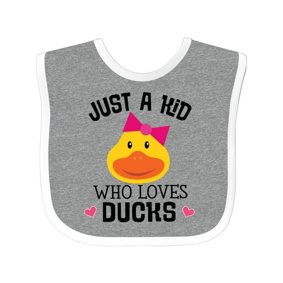 Inktastic Duck Lover Cute Girls Girls Baby Bib