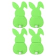 thumbnail image 3 of CoreLiving Easter Rabbit Felt Tableware Cutlery Holder Bunny Shaped Silverware Pouch Utensil Wraps for Spring Brunch Dinner Napkin Rings Kitchen Accessories, 4 Pieces, 3 of 9