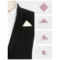 thumbnail image 3 of INSPIRE CHIC Men's Pocket Square Cotton Handkerchiefs for Suits Jacket, 3 of 4