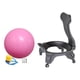 thumbnail image 4 of Silla de pelota de yoga Sharpla para oficina fitness Rosa, 4 of 8