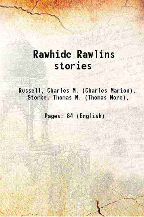 Rawhide Rawlins stories 1921