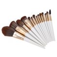 thumbnail image 1 of Las herramientas de los cosméticos, sistema de cepillos de los cosméticos del sistema de cepillos del maquillaje 14pcs componen calidad de la grada superior del sistema de cepillos, 1 of 8
