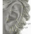 thumbnail image 2 of Nose Piercing Hoop Earrings Cartilage Septum Ear Helix Tragus Rings Multiple Hypoallergenic Thin Tiny Sold As One 4.5mm 21 GA 14K Gold Filled, 2 of 7