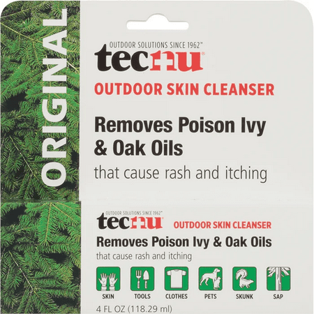 Tecnu Original Outdoor Skin Cleanser Removes Poison Oak & Ivy Oils, 4 oz