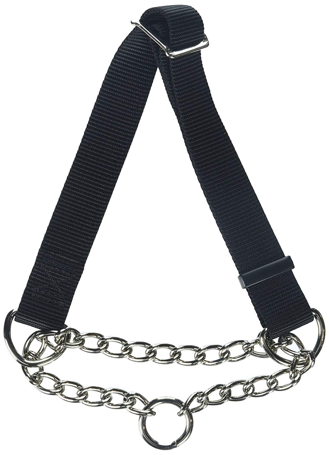 Products DCP6910BLK 1Inch Nylon Check Choke Collar for Dogs, Large