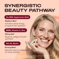 thumbnail image 3 of Skin, Hair & Nails Vitamins | 1440 mg with CA AKG, Biotin 5000 mcg, MSM & Hyaluronic Acid | Supports Radiant Skin, Shiny Hair & Strong Nails | 90 Capsules, 3 of 8