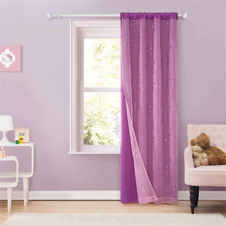 DreamWorks Gabby's Dollhouse Blackout Curtain Panel, 84" photo 1
