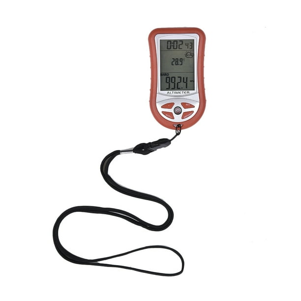 7in1 Altimeter Handheld Electronic Height Altitude Meter Thermometer