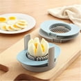 thumbnail image 4 of Egg Slicer, 3 in 1 Boiled Egg Cutter, with Stainless Steel Cutting Wires, Cut Eggs Into Thin Slices Wedges C, 4 of 5