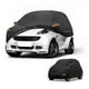 thumbnail image 1 of Funda para auto impermeable para todo clima, protección exterior contra el sol y la lluvia, con tiras reflectantes, negra para Smart Fortwo, 1 of 7